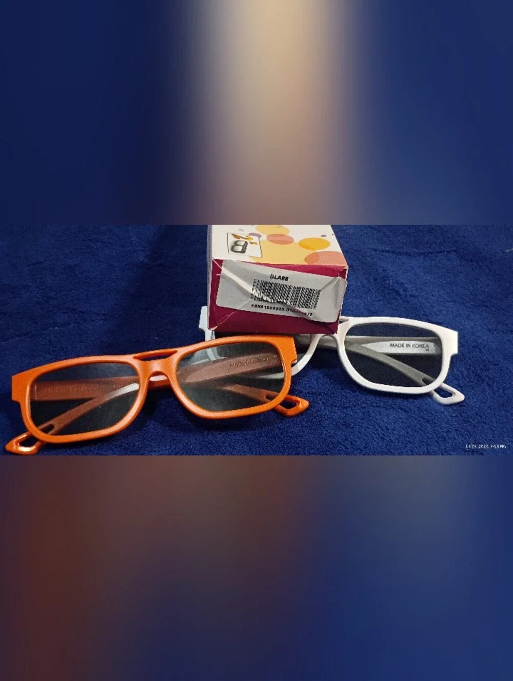 LG 3D Glasses AG-F200 Orange & White Pair